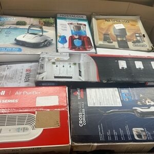 amazon high piece count bin store truckload – mostly overstock